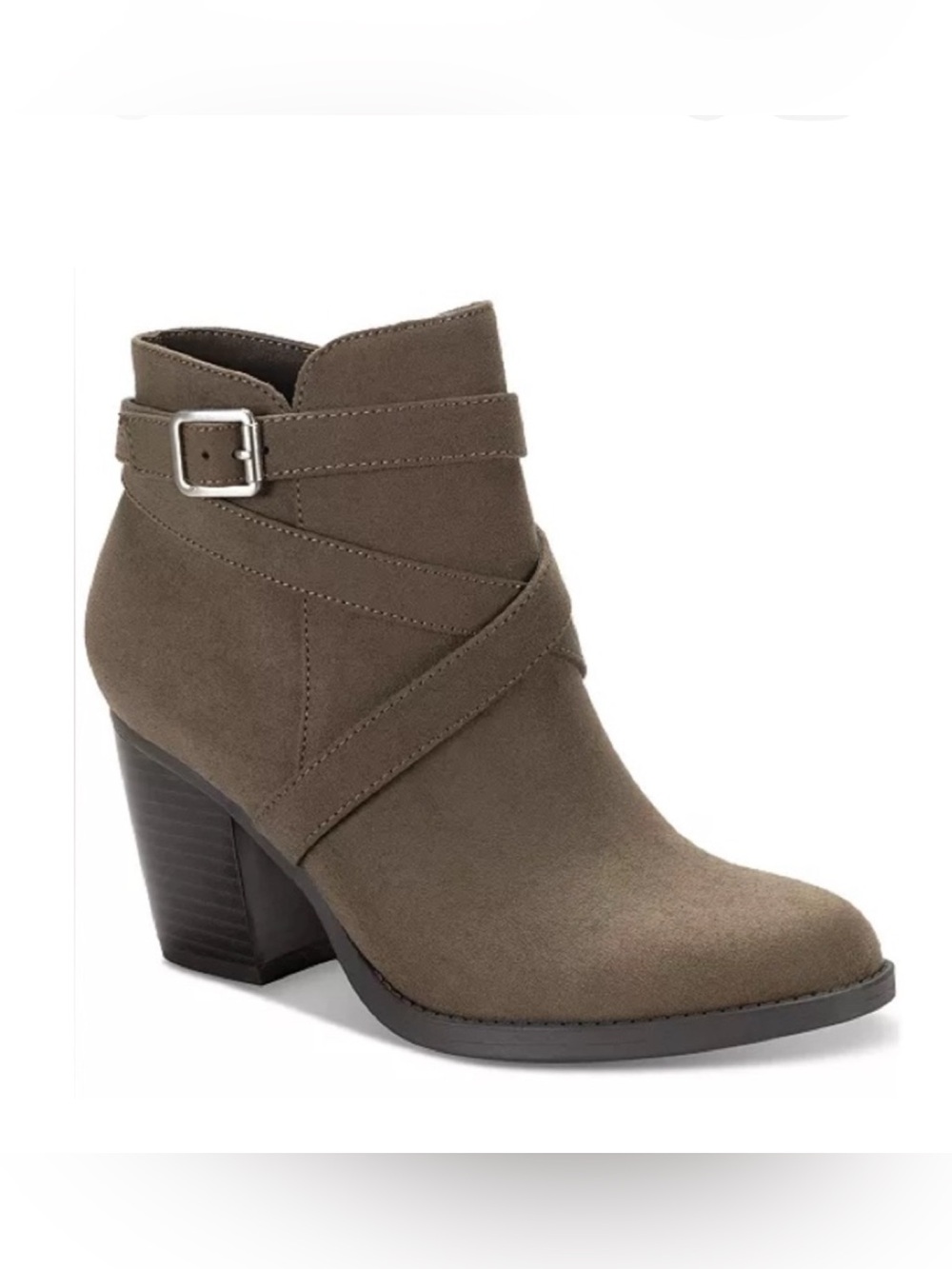 Style&Co Belt-Heeled Booties NEW